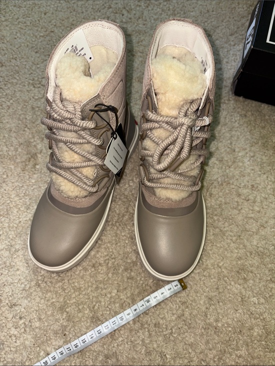 Sorel Shoes - Sorel Women's Taupe/Beige Shearling-Lined Winter Boots waterproof